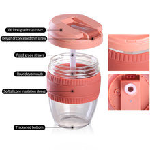 Load image into Gallery viewer, 350ml Reusable Glass Cup