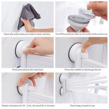 Load image into Gallery viewer, Towel Rack with 5 Arms Wall Mounted