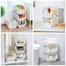 Load image into Gallery viewer, Stackable Storage Bins (Set of 4)