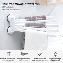 Load image into Gallery viewer, Towel Rack with 5 Arms Wall Mounted