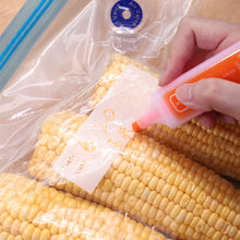 Load image into Gallery viewer, 10pack Reusable Vacuum Food Storage Bags with 3 Different Size Vacuum Food Bags,1 Hand Pump, 2 Sealing Clips