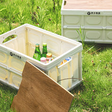 Load image into Gallery viewer, Collapsible Storage Box With Wood lid
