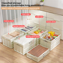 Load image into Gallery viewer, Collapsible Storage Box With Wood lid
