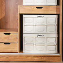 Load image into Gallery viewer, Collapsible Storage Box With Wood lid
