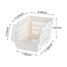 Load image into Gallery viewer, Stackable Storage Bins (Set of 4)
