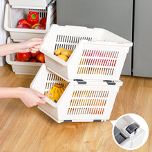 Load image into Gallery viewer, Stackable Storage Bins (Set of 4)
