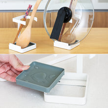 Load image into Gallery viewer, Square Metal Lid and Utensils Holder/Stand
