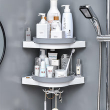 Load image into Gallery viewer, Corner Caddy Bathroom Shower Shelf 2 pack
