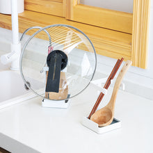 Load image into Gallery viewer, Square Metal Lid and Utensils Holder/Stand
